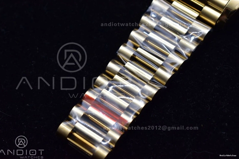 Version YG President 36 On 686 Best BPF V DayDate Unisex Bracelet A2836 0510